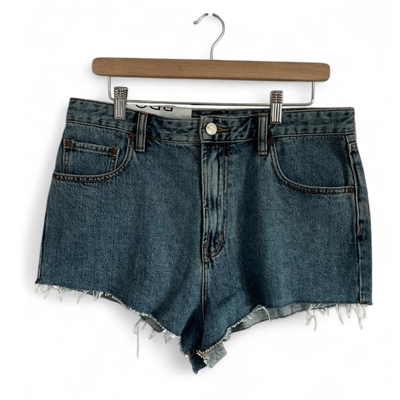 BDG Blue Jean Shorts High-Waisted Cut-Off - Picture 1 of 2